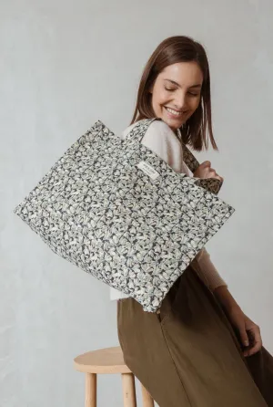 Indi & Cold Floral Fabric Bag (Blue)