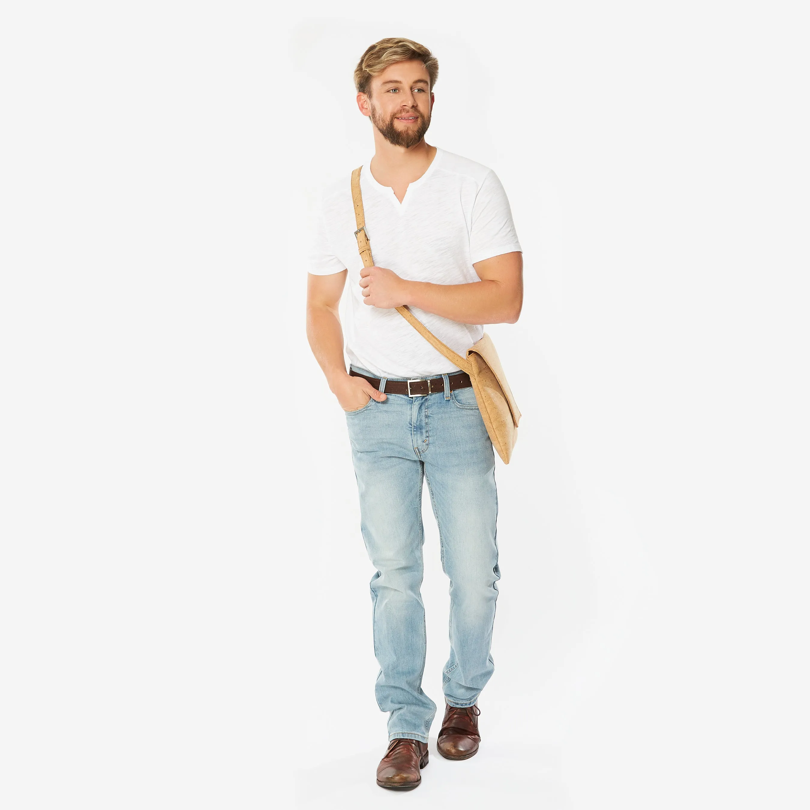 Inizio Cork Satchel - Natural