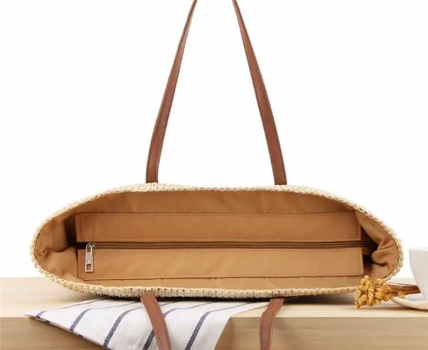 Island Straw Multi-Purpose Durable Tote Handbag