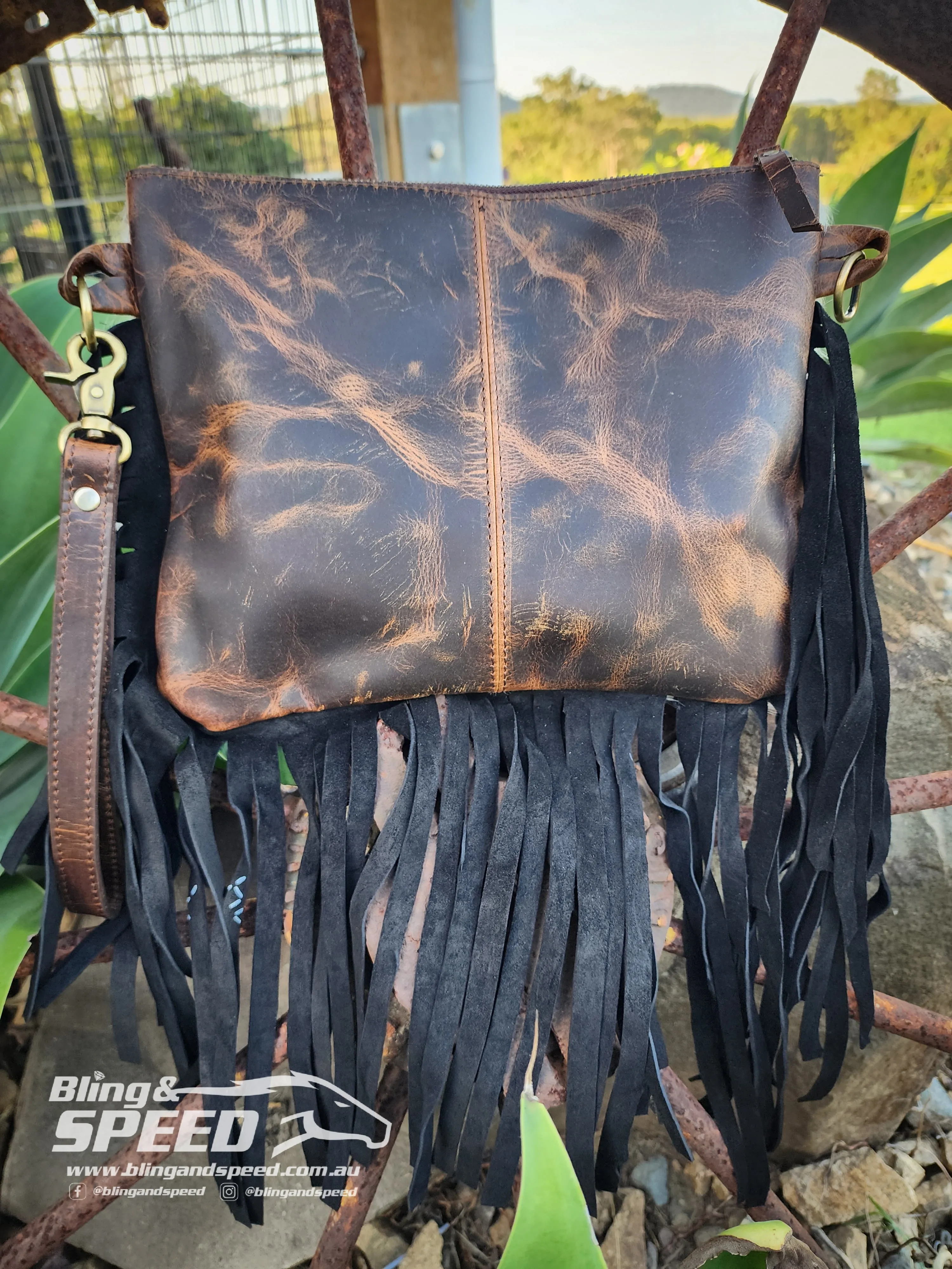 It's all Ace's Cowhide Bag