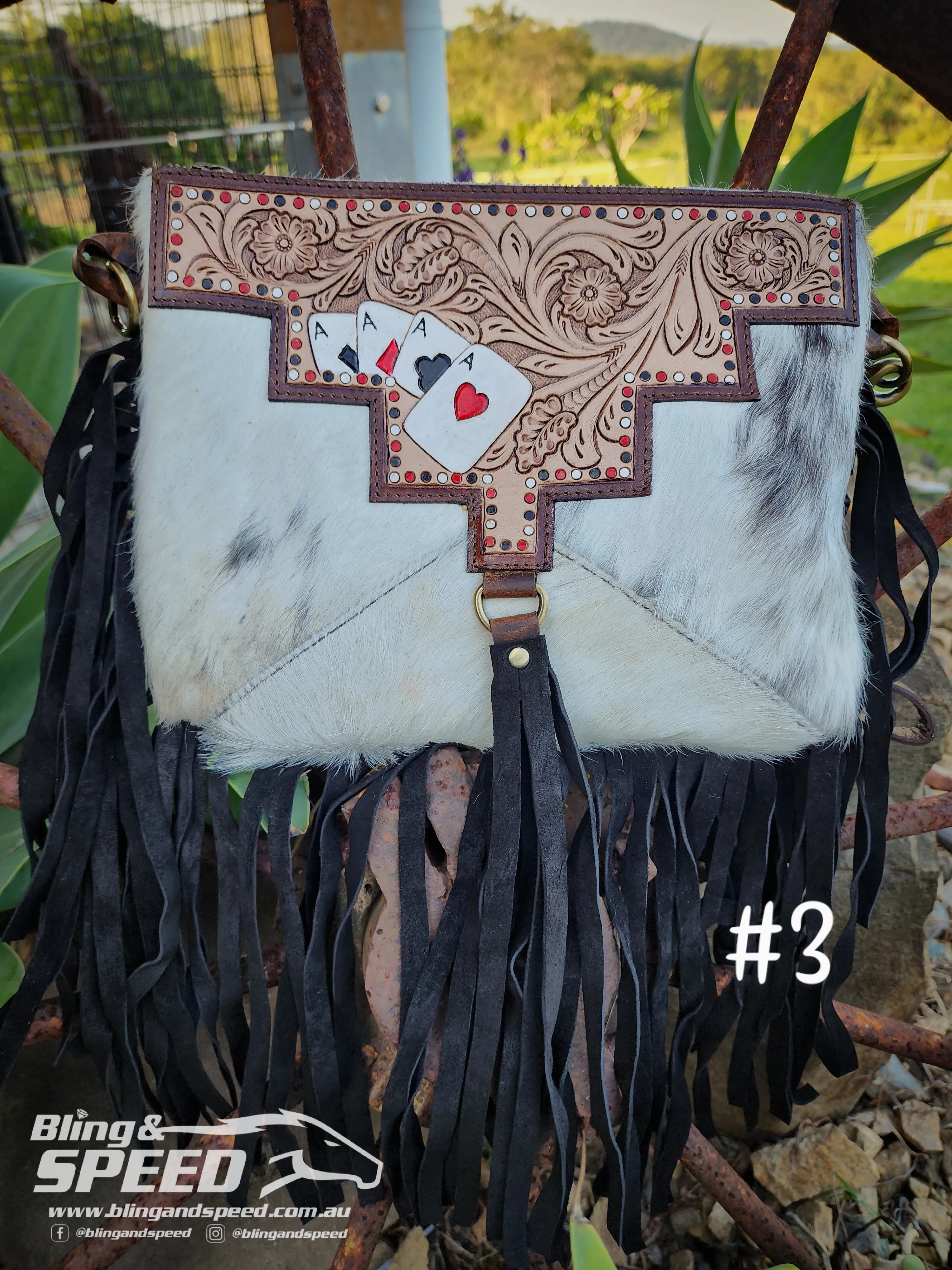 It's all Ace's Cowhide Bag