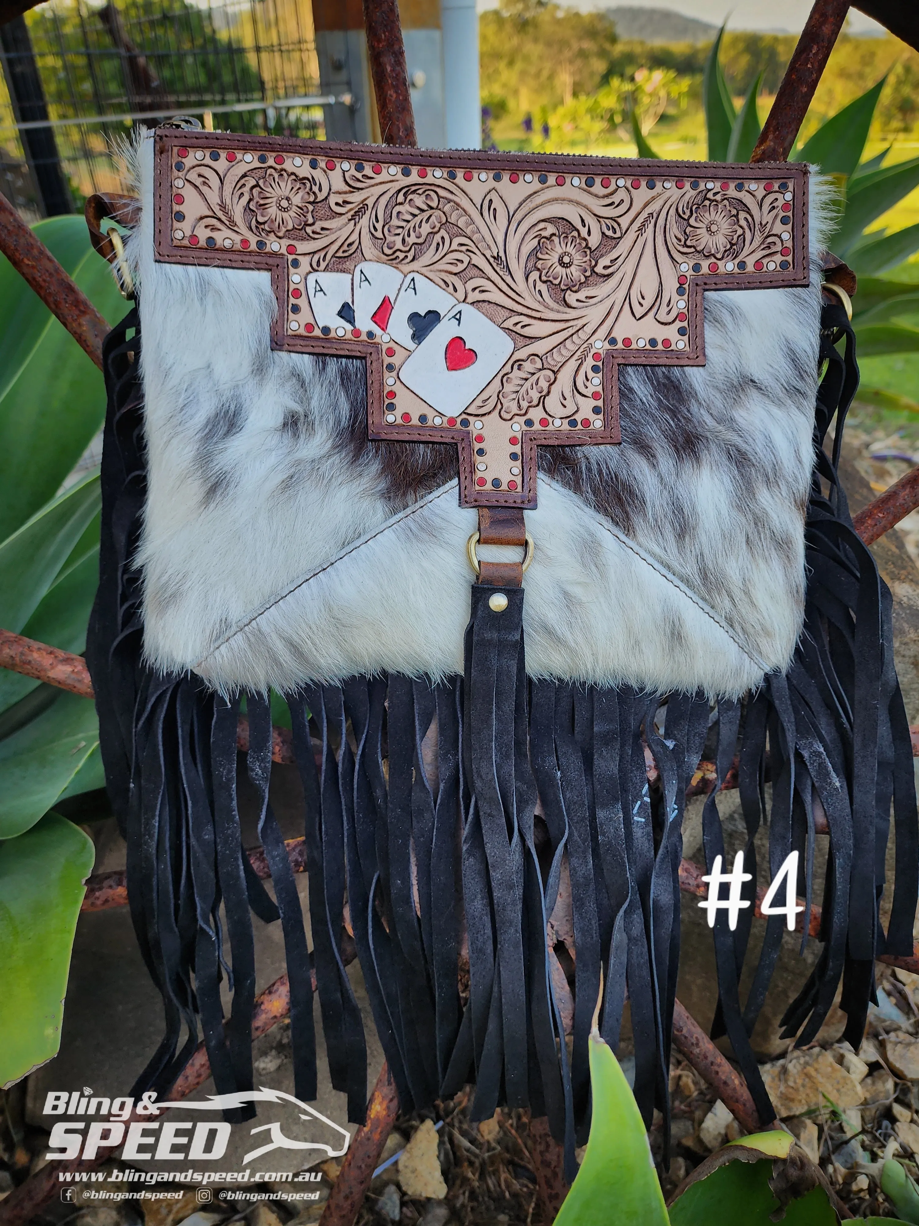 It's all Ace's Cowhide Bag
