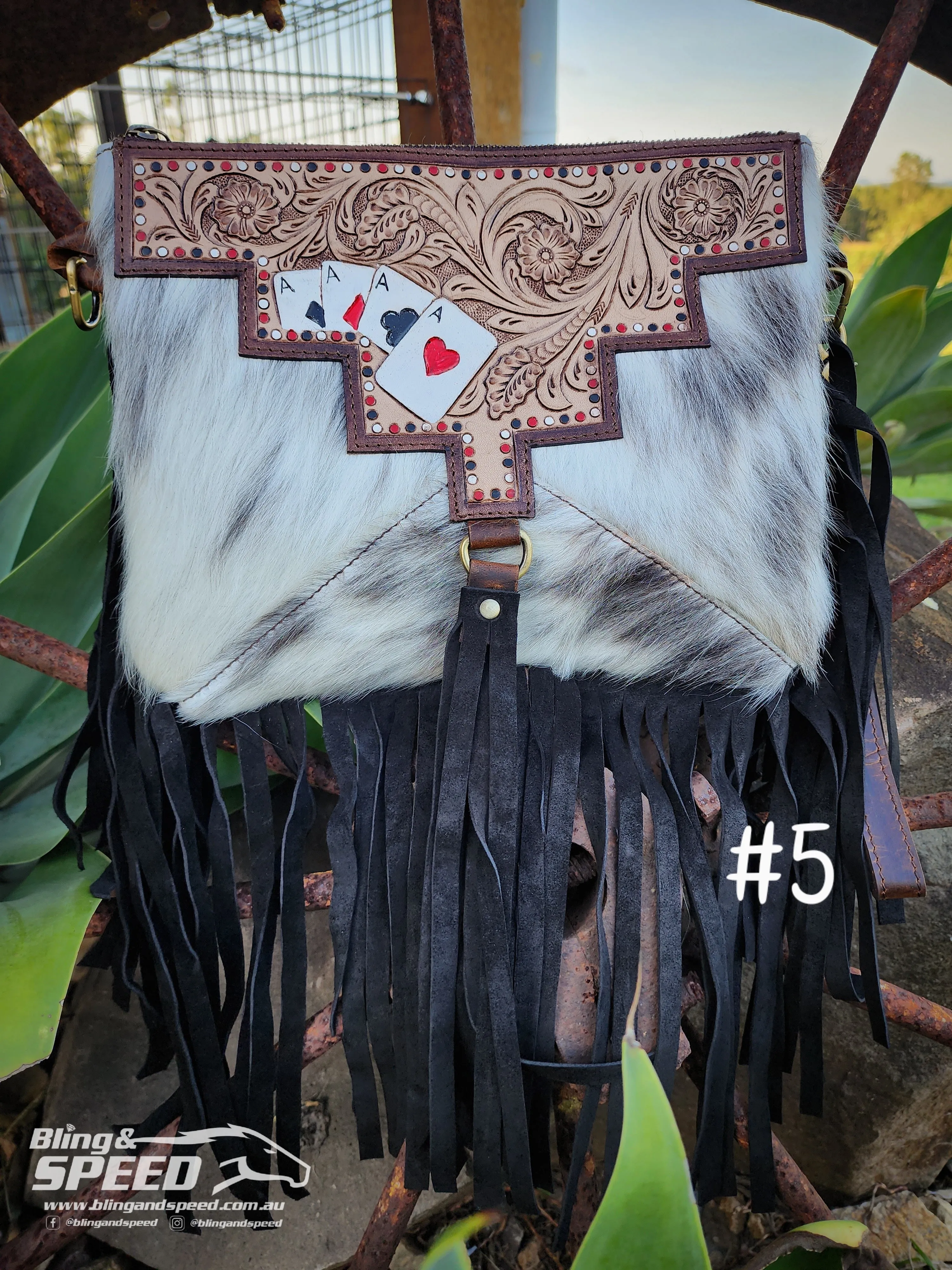 It's all Ace's Cowhide Bag