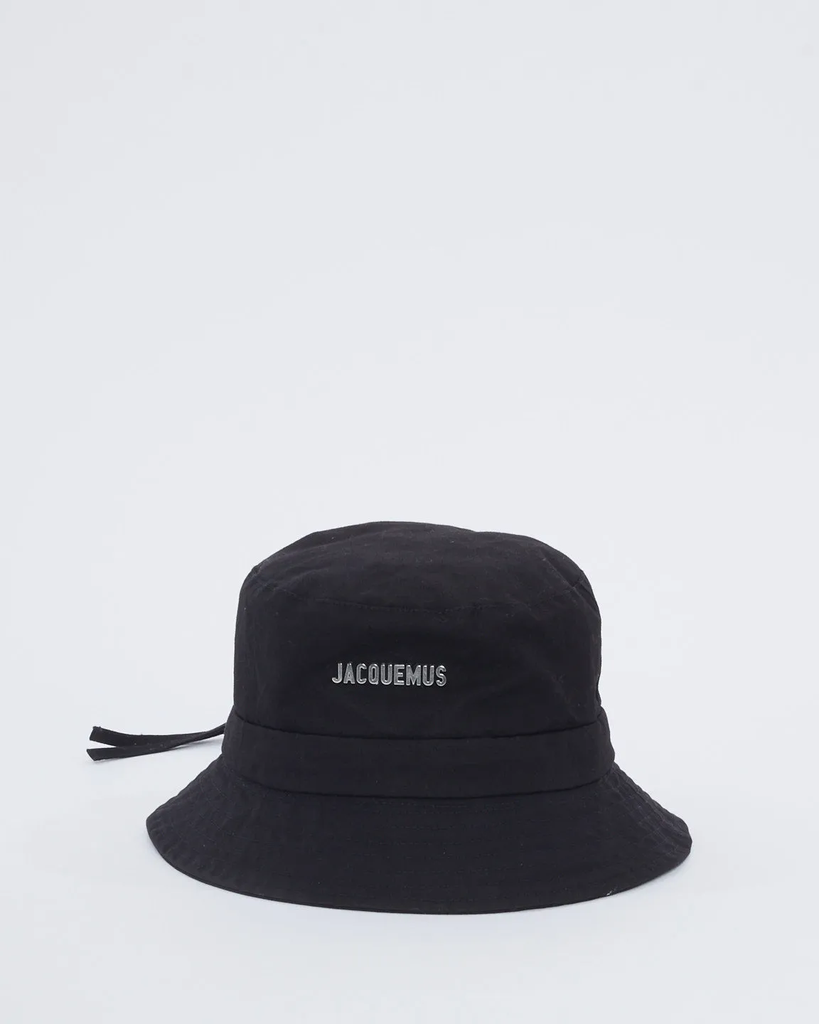 Jacquemus Black Cotton Le Bob Gadjo Bucket Hat - 58