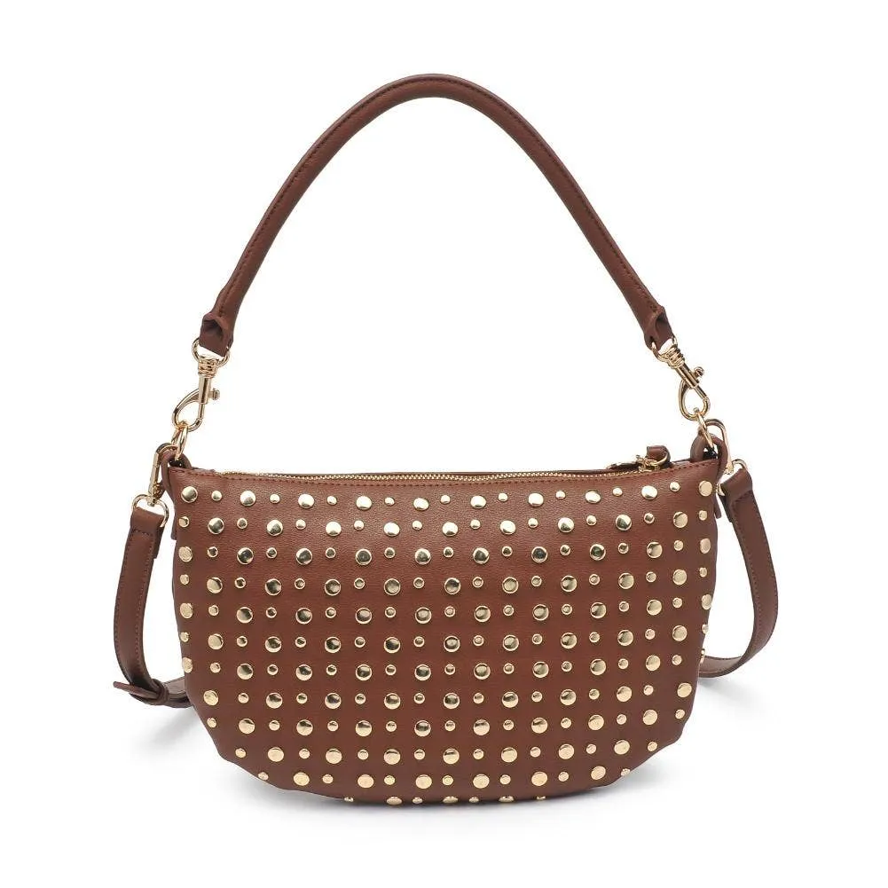 Jordan Studded Shoulder Bag - Crossbody