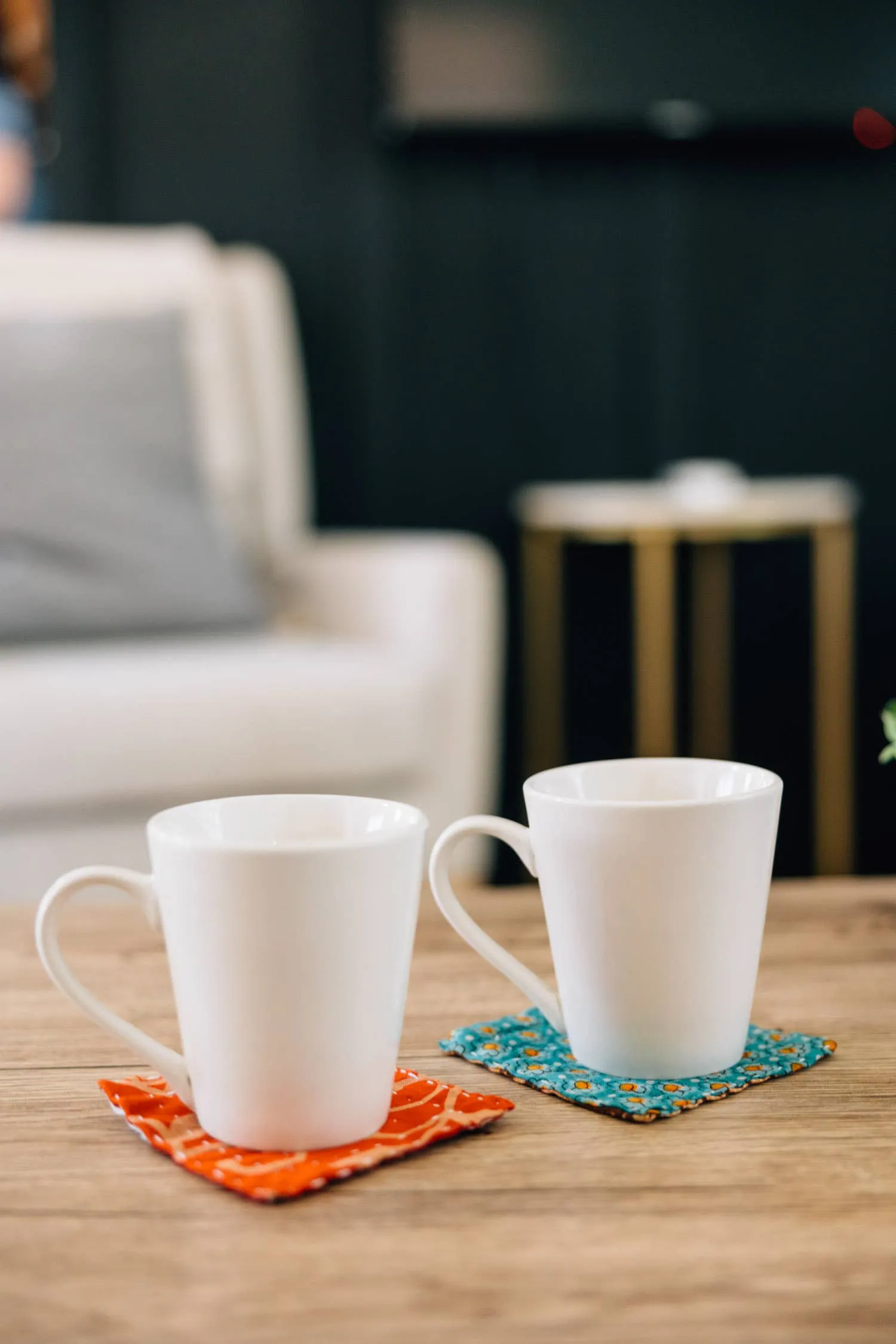 Kantha Coasters
