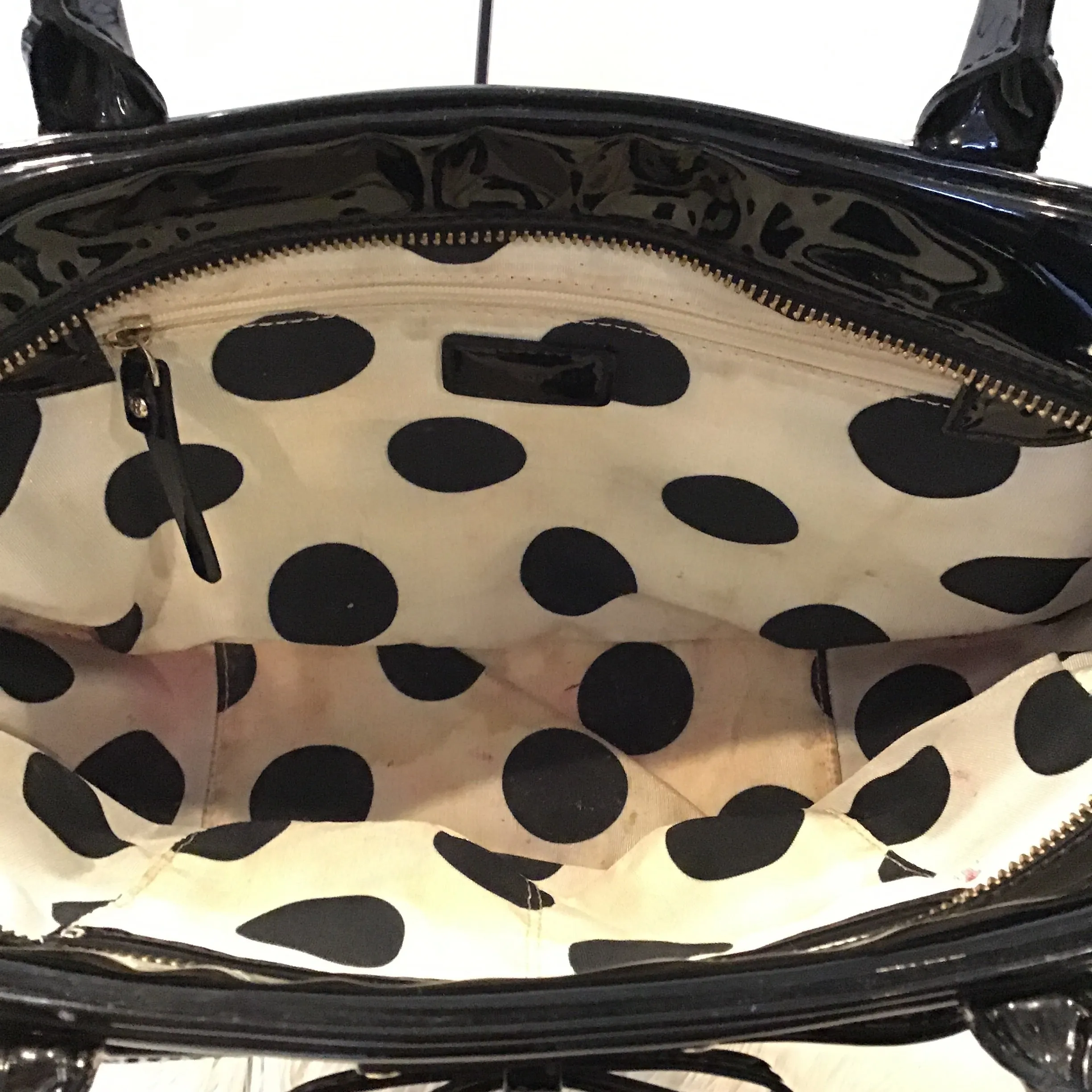 KATE SPADE Black Patent Leather Satchel