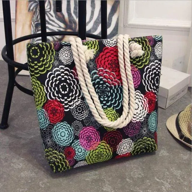KE Beach Tote Bags