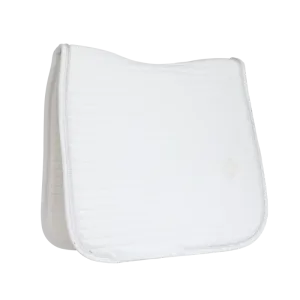 Kentucky Dressage Saddlepad w/ Pearls White