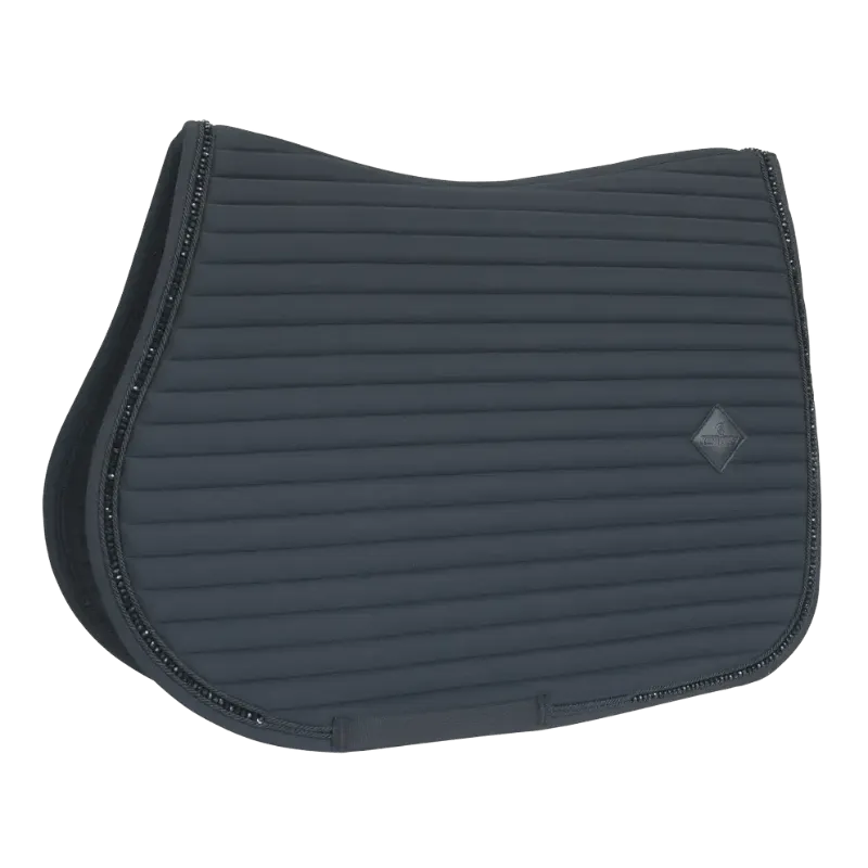 Kentucky Show Jumping Saddlepad with Pearls Black