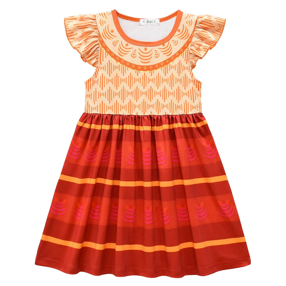 Kids Children Encanto  Dolores Cosplay Costume Dress Outfits Halloween Carnival Suit
