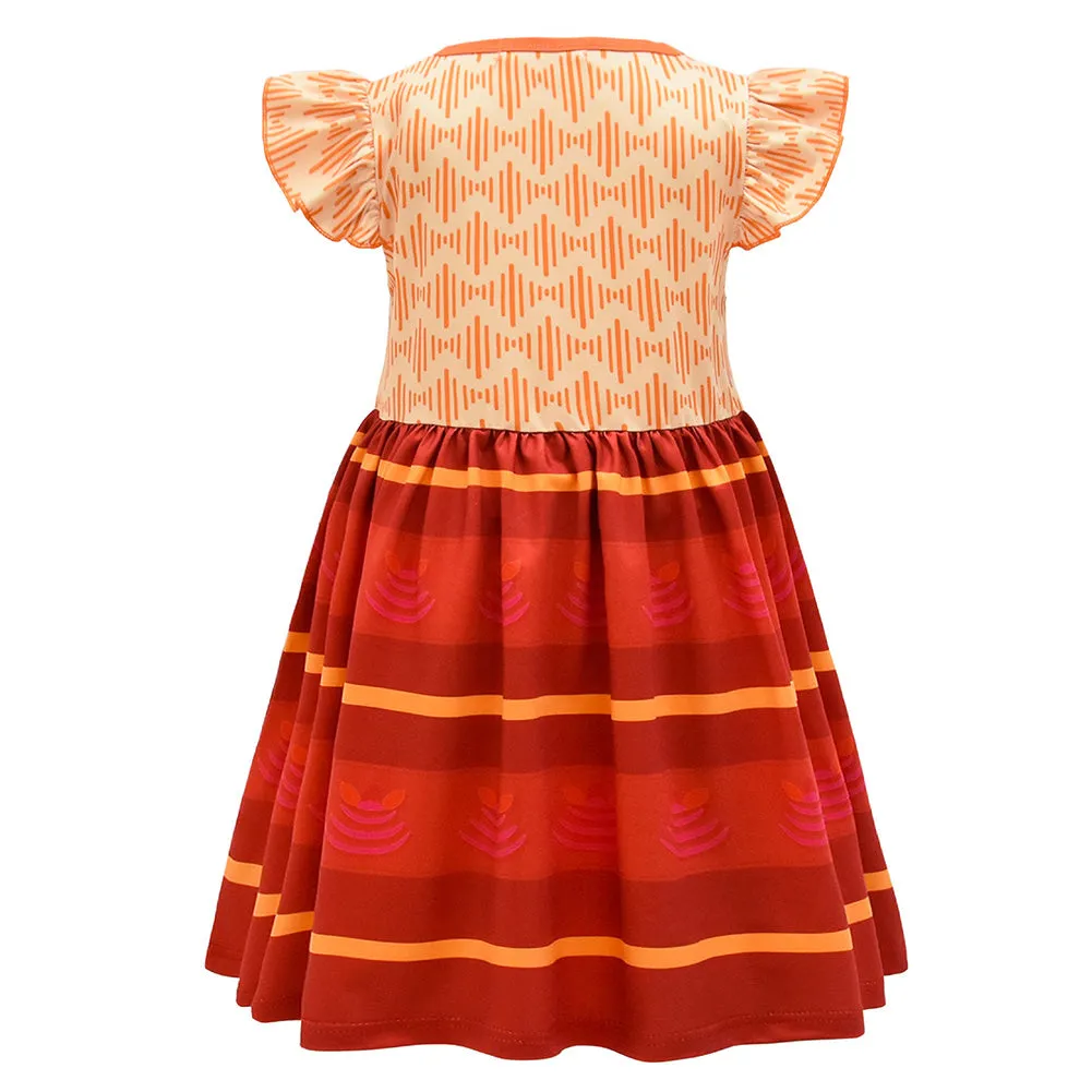 Kids Children Encanto  Dolores Cosplay Costume Dress Outfits Halloween Carnival Suit