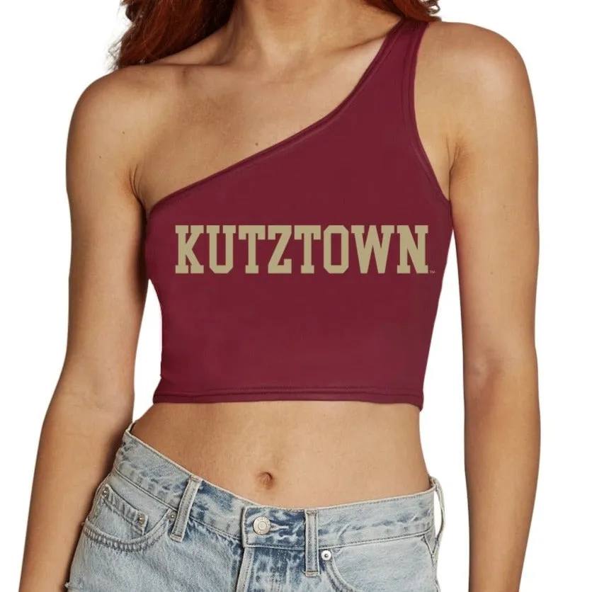 Kutztown Maroon One Shoulder Top