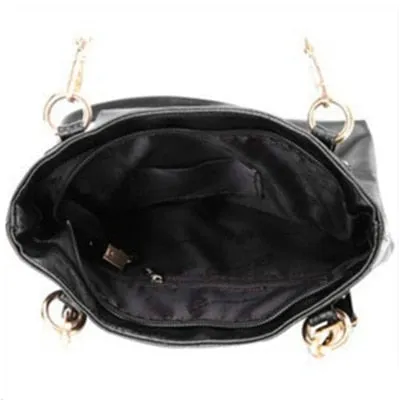 Ladies Luxury Vegan Leather Skull Handbag