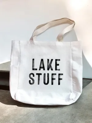 Lake Stuff Canvas Tote Bag