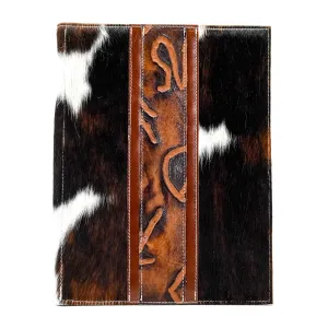 Large Notepad Cover - Tricolor w/ Burnt Brands