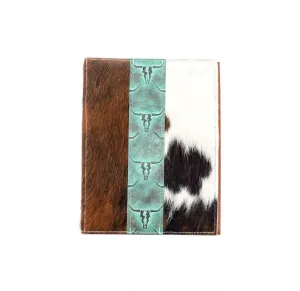 Large Notepad Cover - Tricolor w/ Royston Skulls