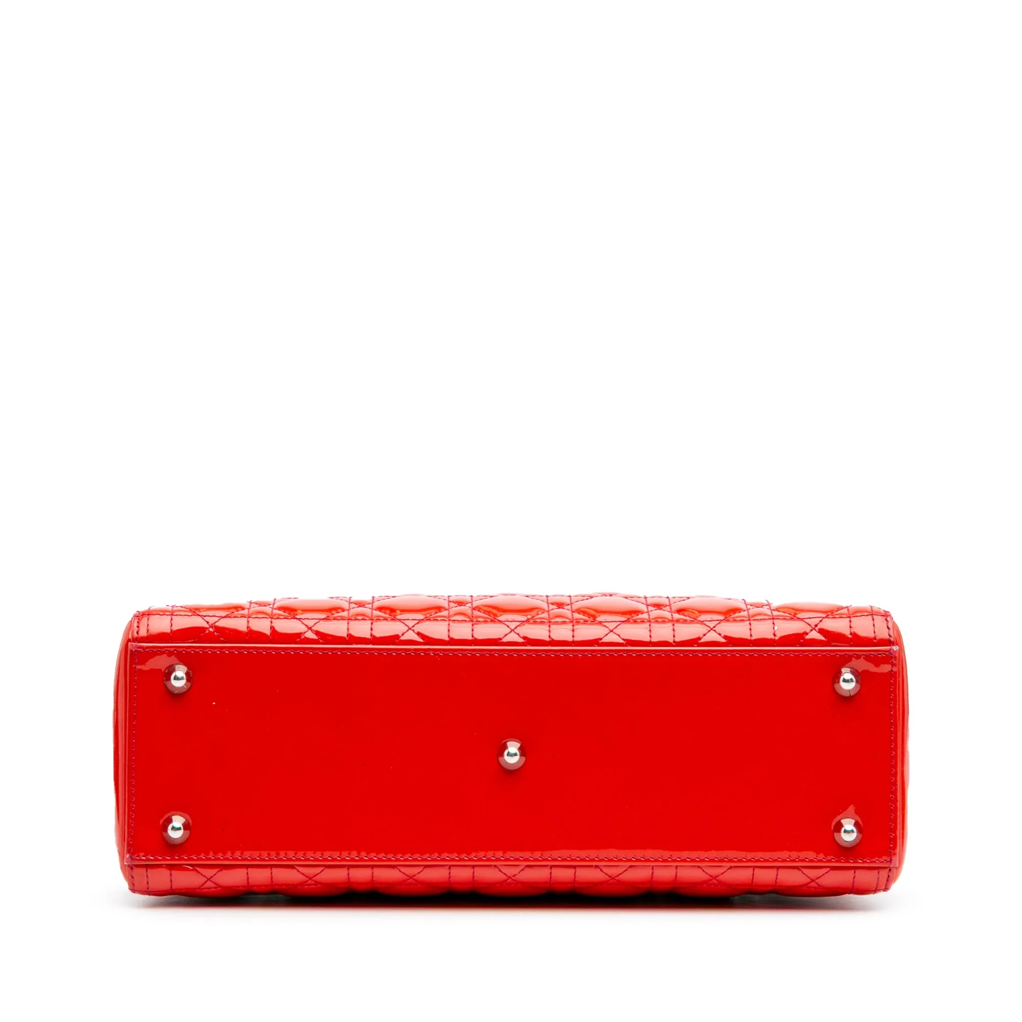 Large Patent Cannage Lady Dior