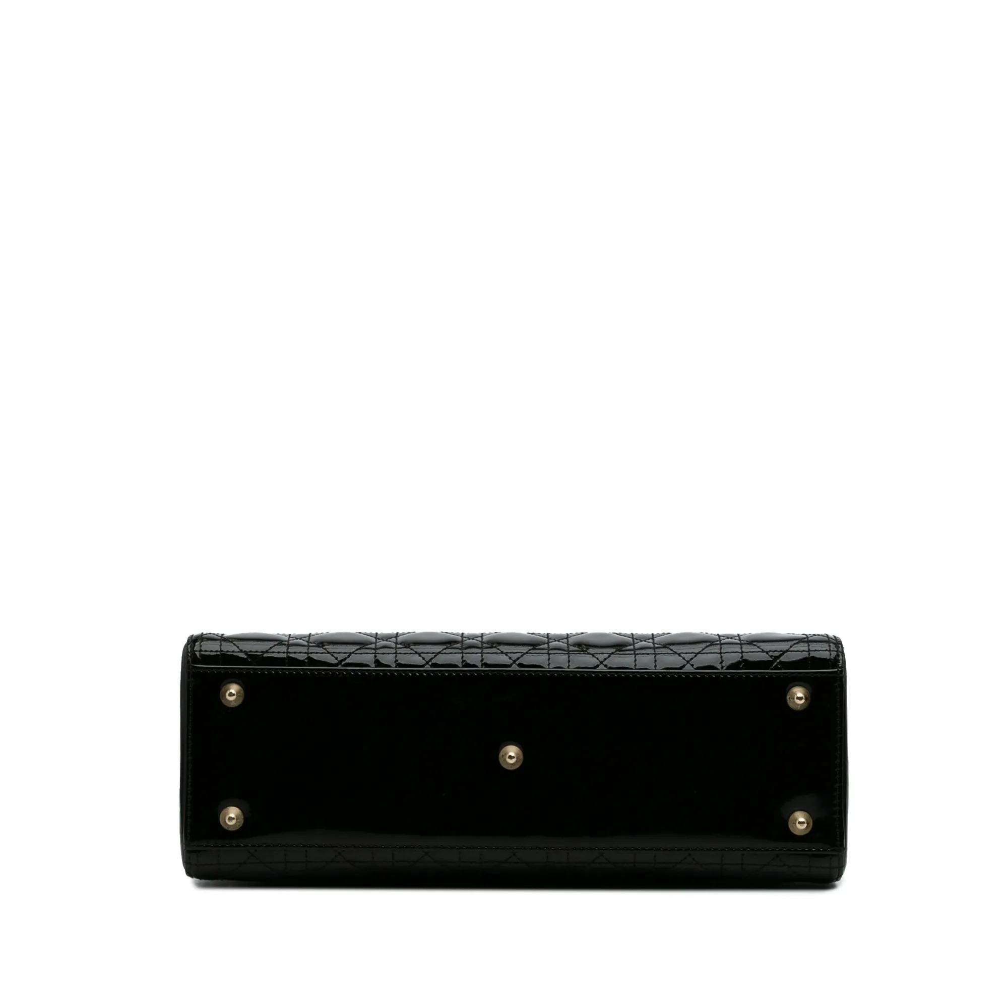 Large Patent Cannage Lady Dior