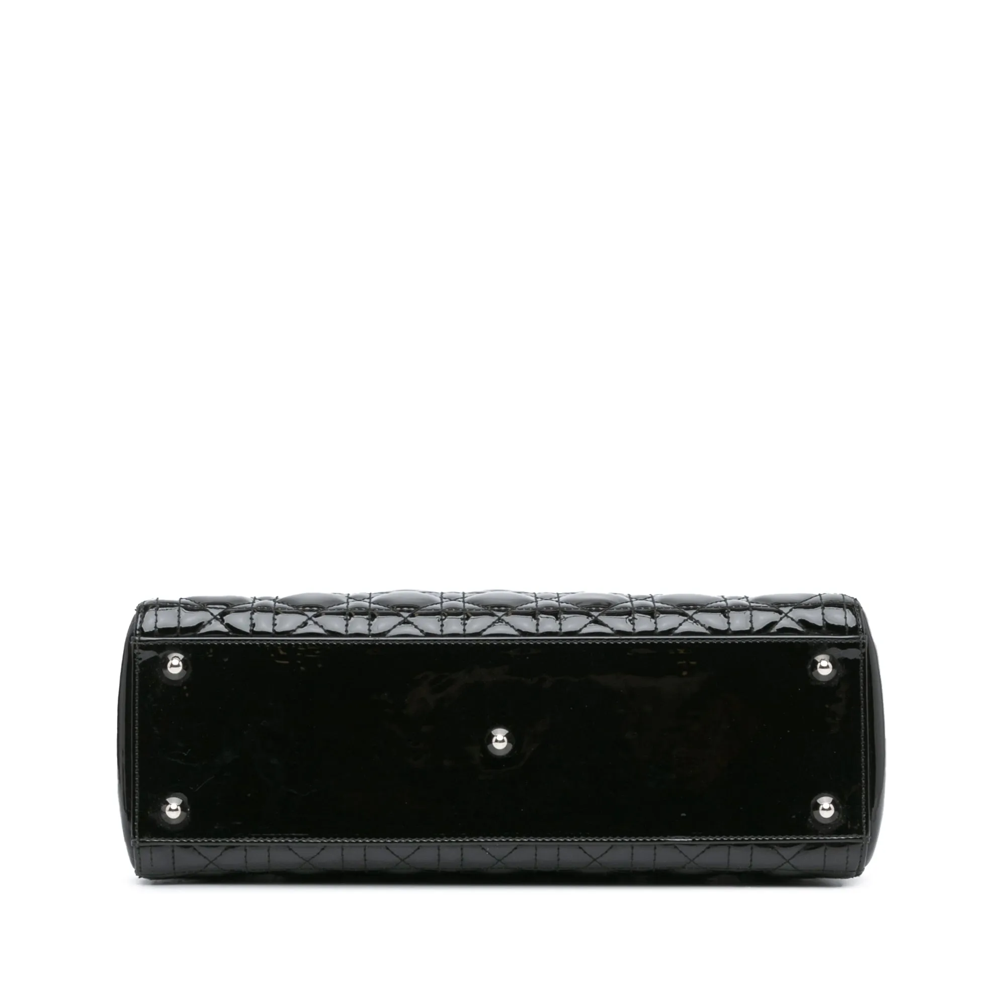 Large Patent Cannage Lady Dior