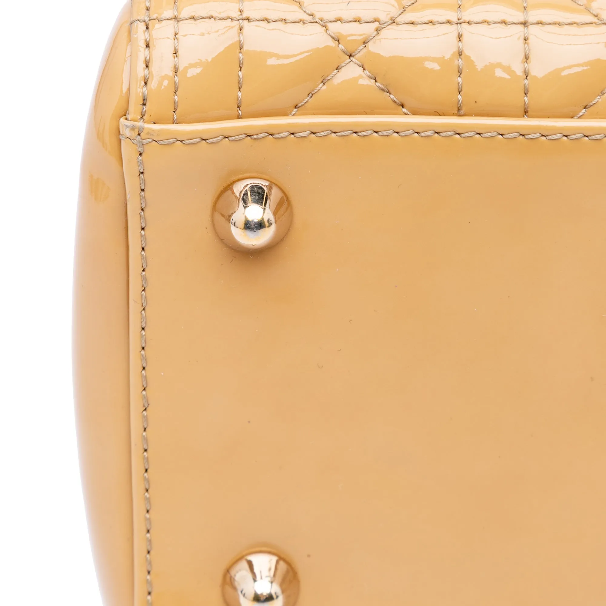 Large Patent Cannage Lady Dior