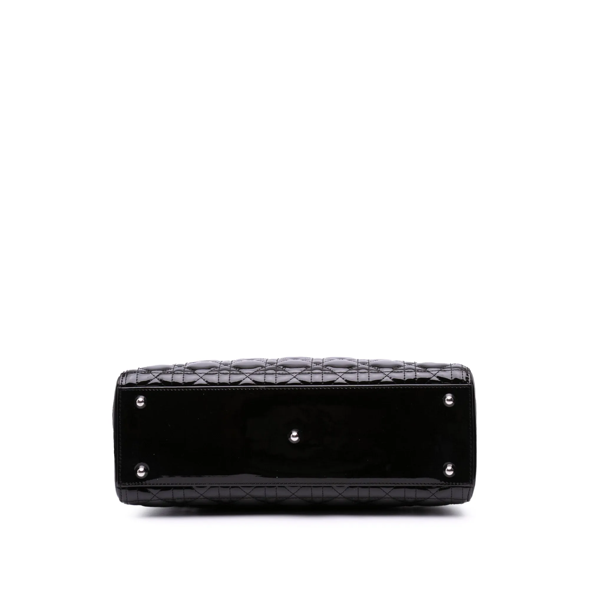 Large Patent Cannage Lady Dior