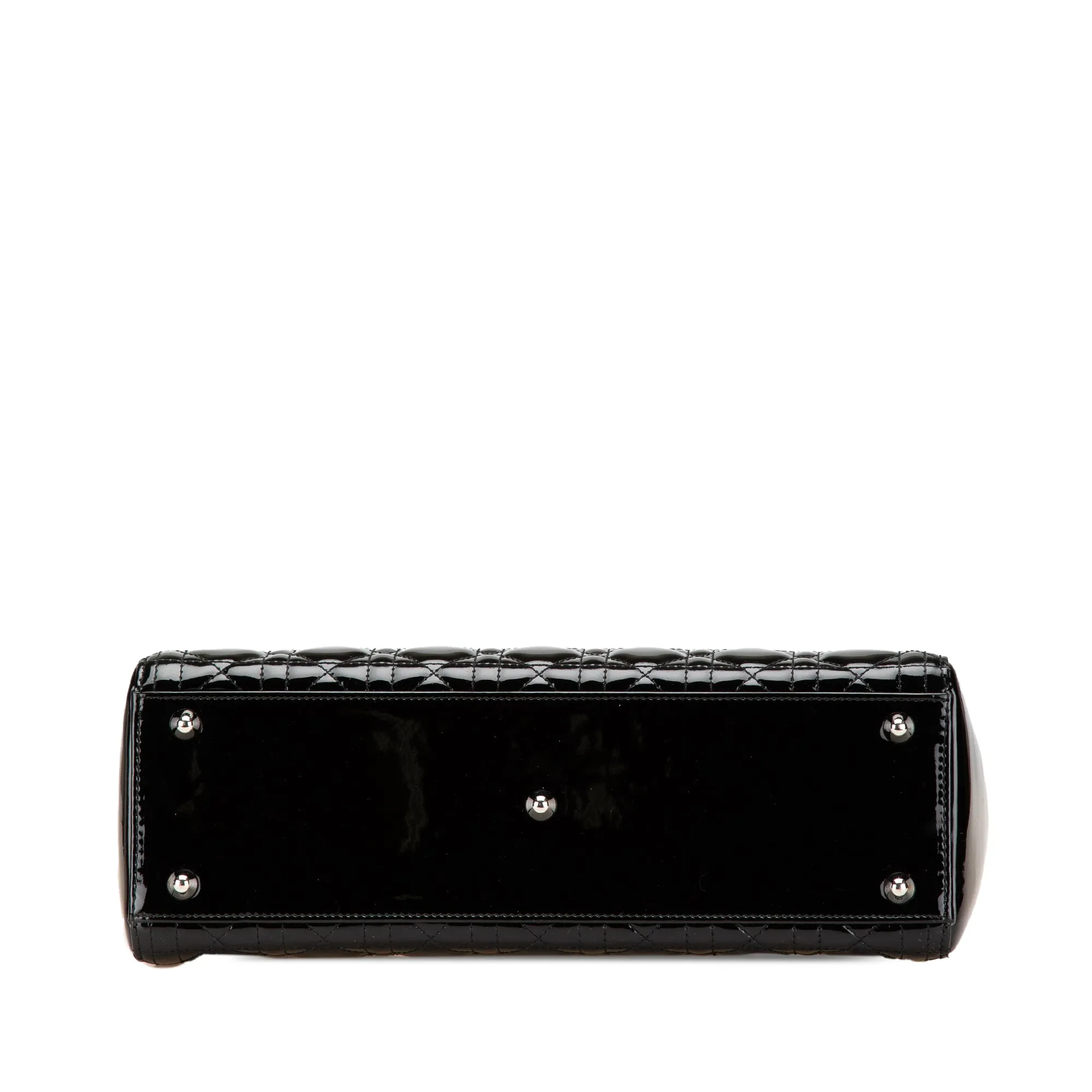 Large Patent Cannage Lady Dior