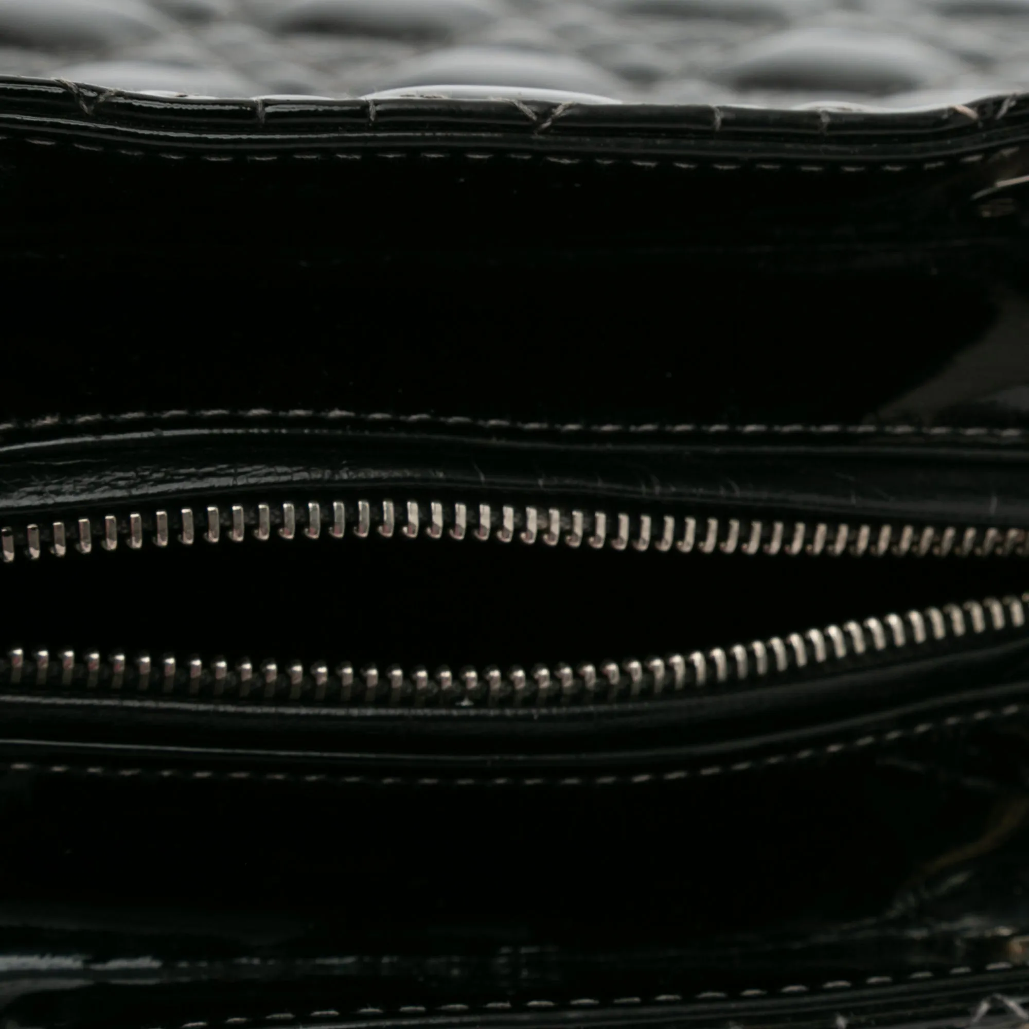 Large Patent Cannage Lady Dior