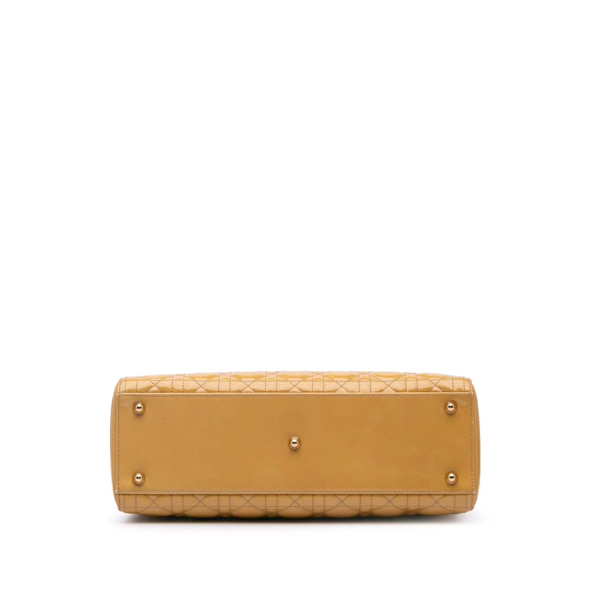 Large Patent Cannage Lady Dior
