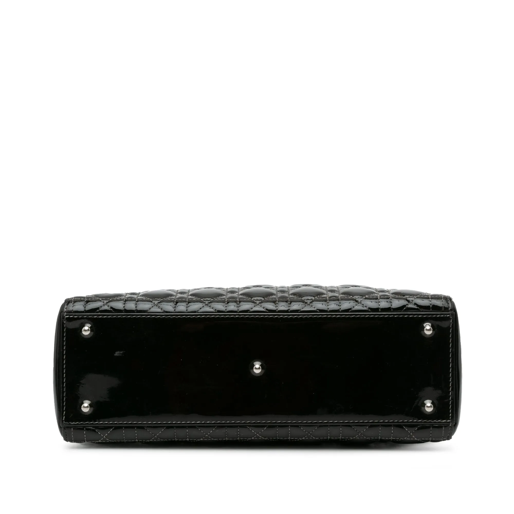 Large Patent Cannage Lady Dior