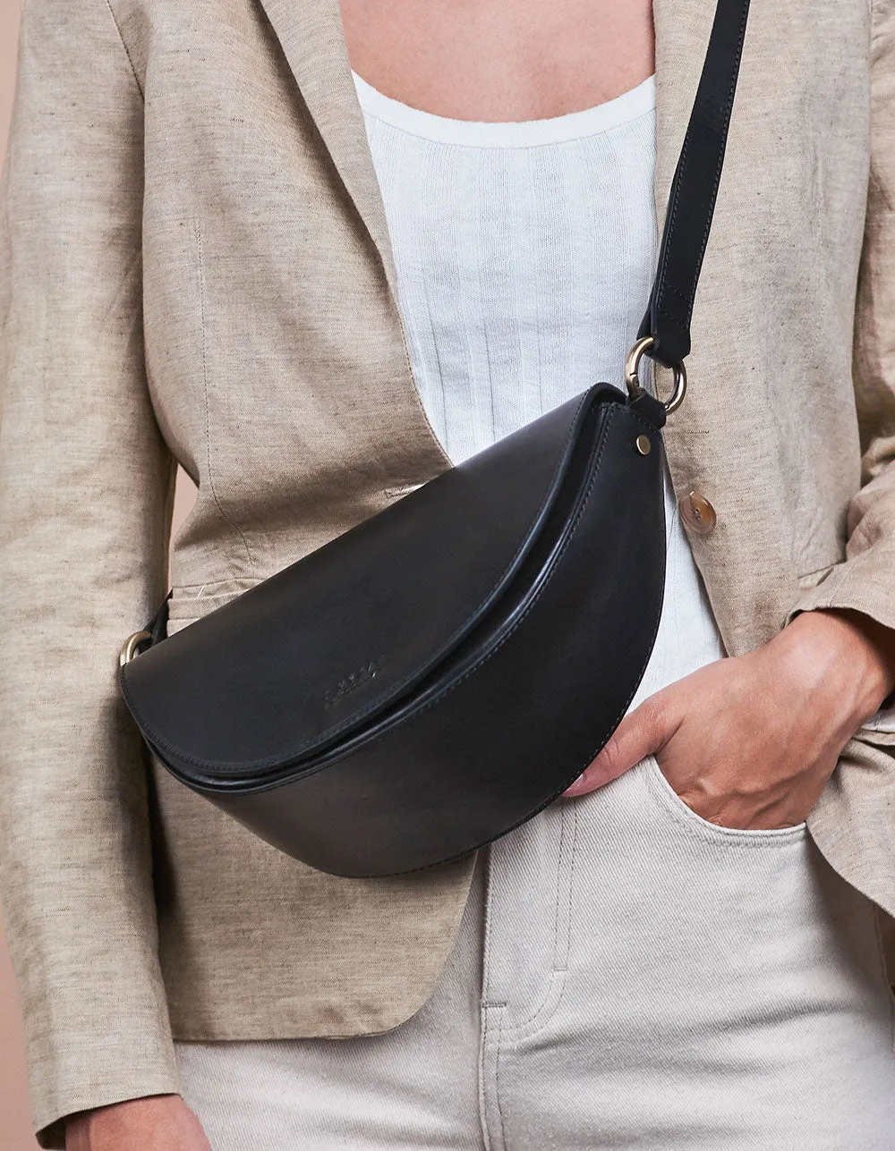 Laura Bag Checkered Classic Leather - With Two Straps