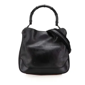 Leather Bamboo Satchel