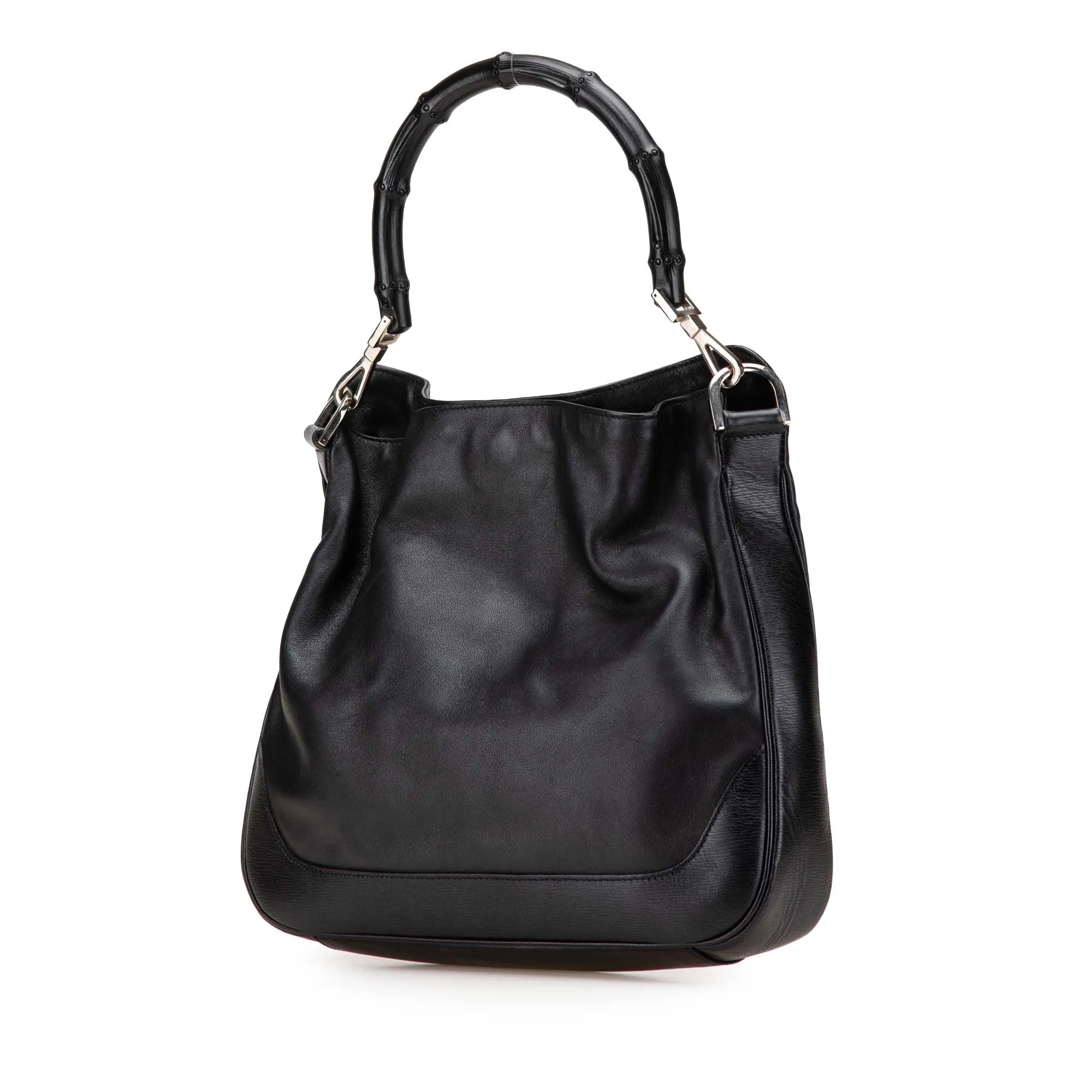 Leather Bamboo Satchel
