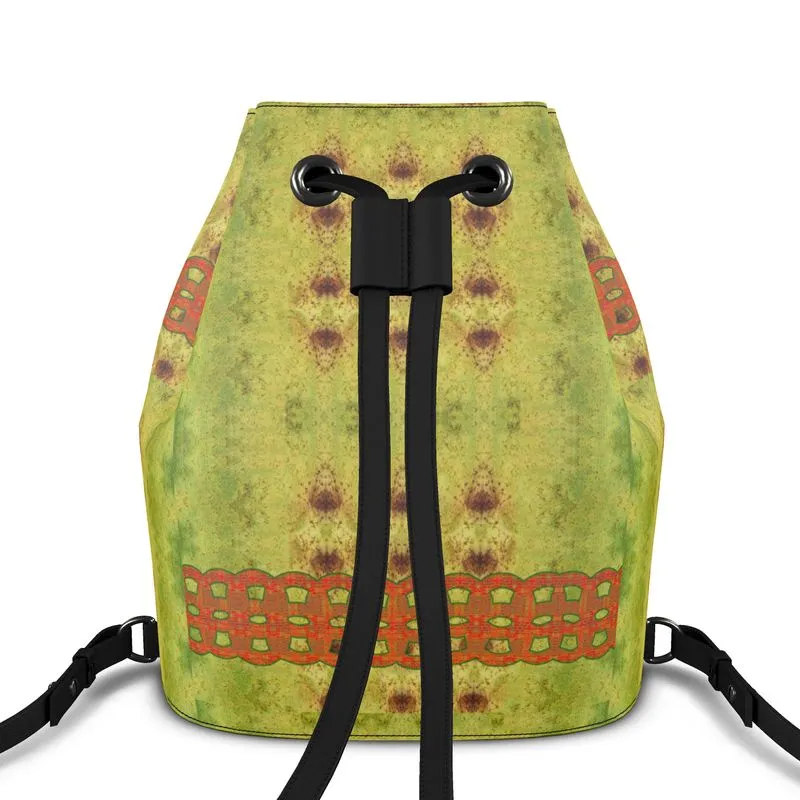 Leather Bucket Backpack (Chain Collection) RJSTH@Fabric#2  RJSTHS2021 RJS