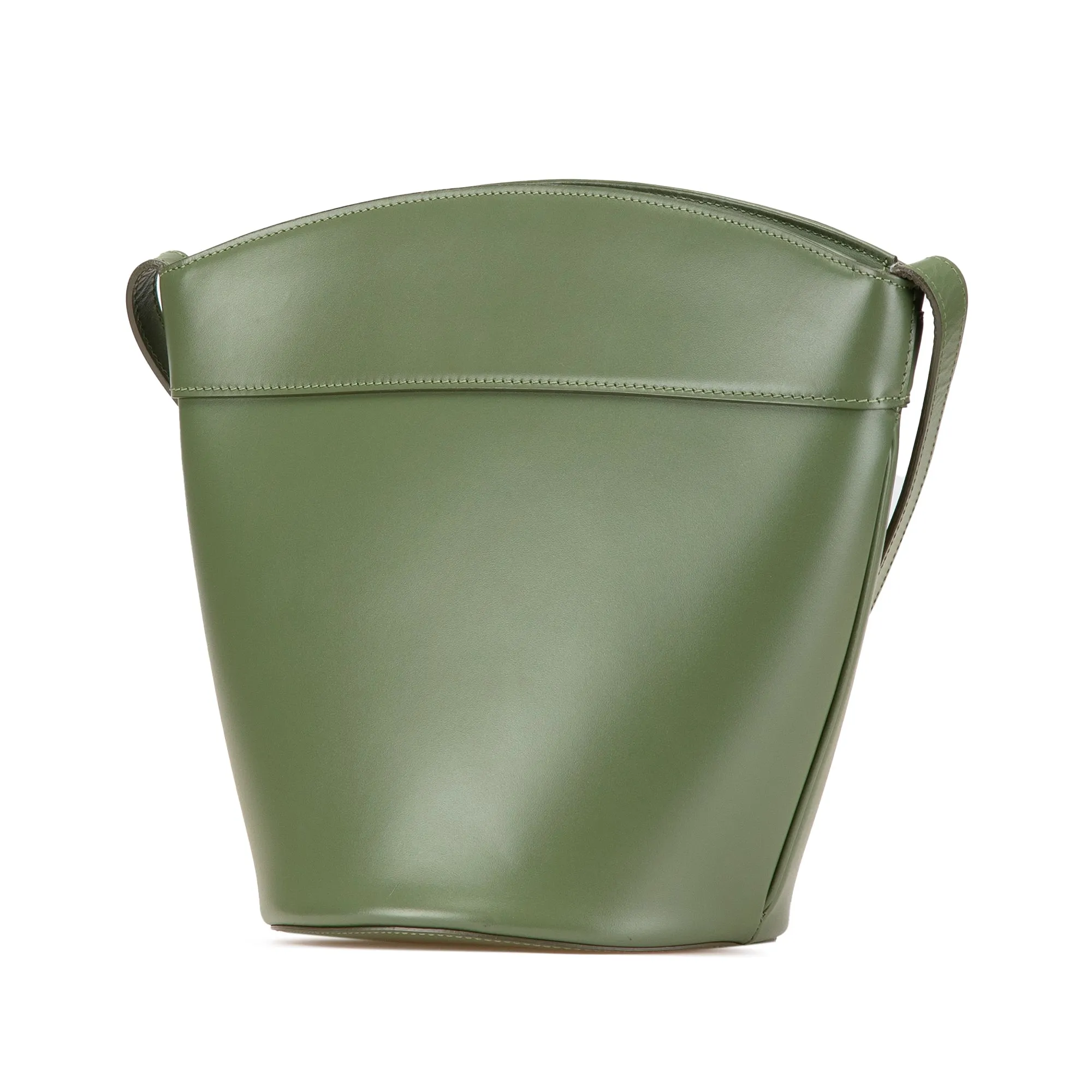 Leather Crecy Bucket Bag
