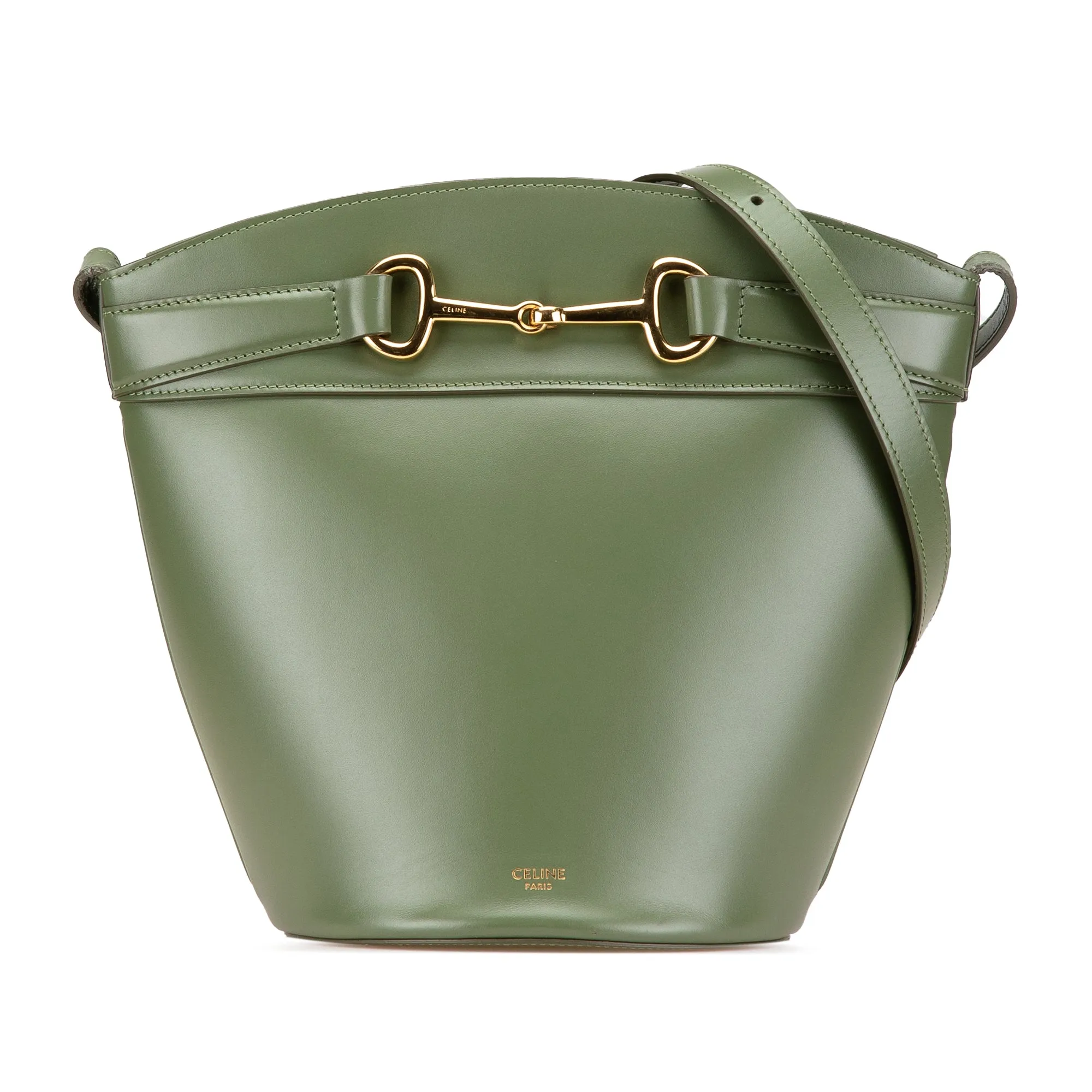 Leather Crecy Bucket Bag
