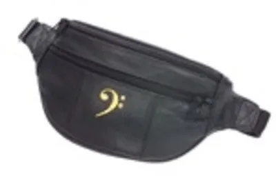LEATHER FANNY PACK BASS CLEF