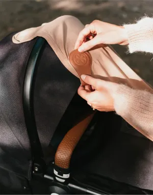 Leather Swaddle Magnetic Clips Brown