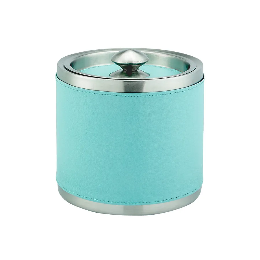 Leather Wrapped Ice Bucket