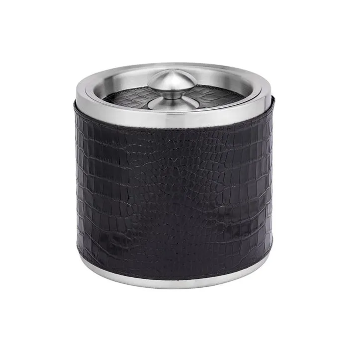 Leather Wrapped Ice Bucket