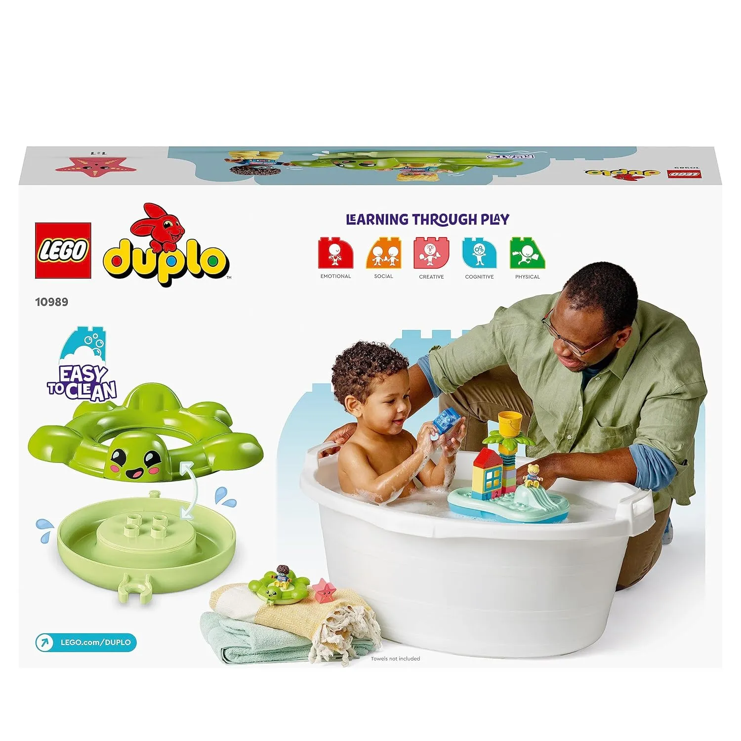 LEGO DUPLO Town Water Park 10989 Building Toy Set (19 Pieces) | 2 Years  