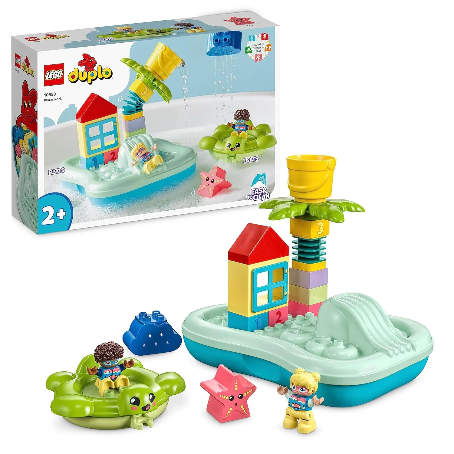 LEGO DUPLO Town Water Park 10989 Building Toy Set (19 Pieces) | 2 Years  