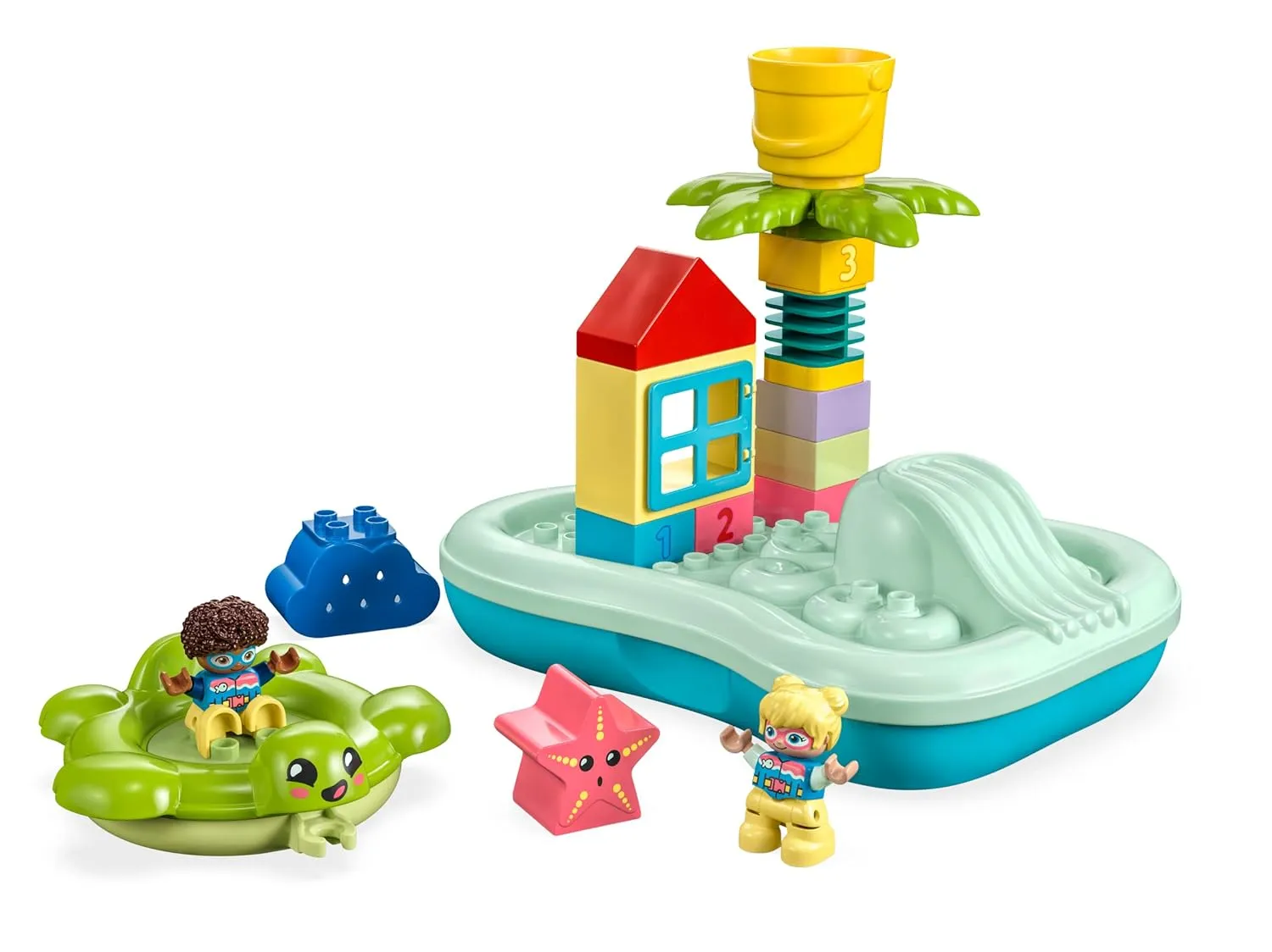 LEGO DUPLO Town Water Park 10989 Building Toy Set (19 Pieces) | 2 Years  