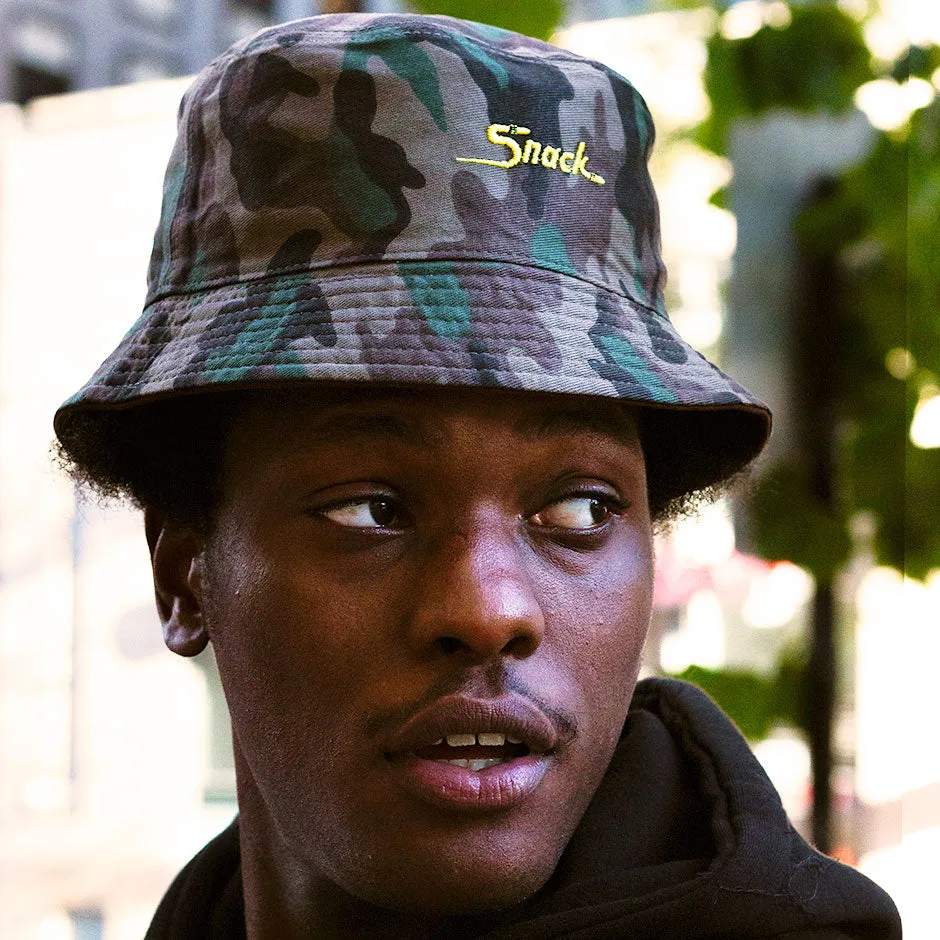 LICK SHOT REVERSIBLE BUCKET HAT - BROWN/CAMO