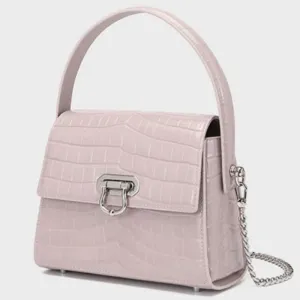 Lievy Crocodile Pattern Satchel