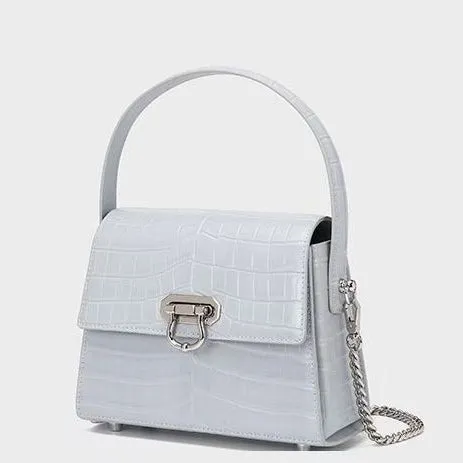 Lievy Crocodile Pattern Satchel