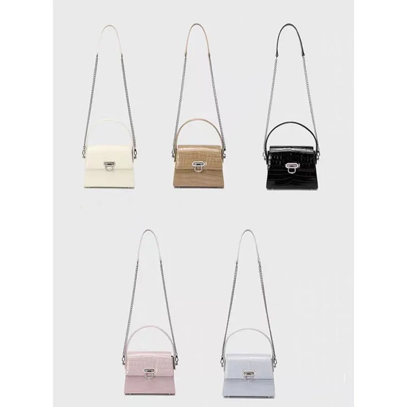 Lievy Crocodile Pattern Satchel