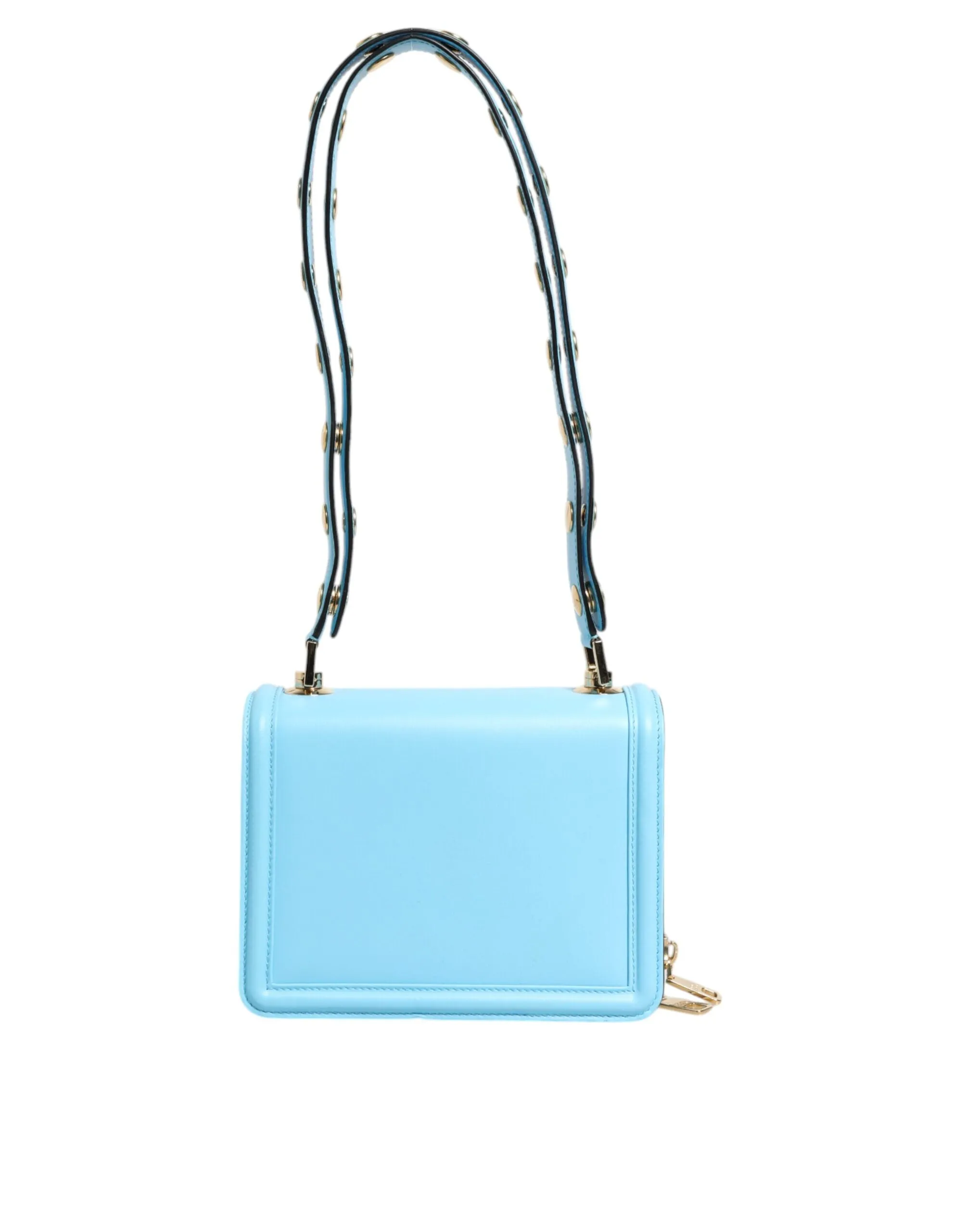 Light Blue Joy Therapy Lola Studded Leather Crossbody Bag