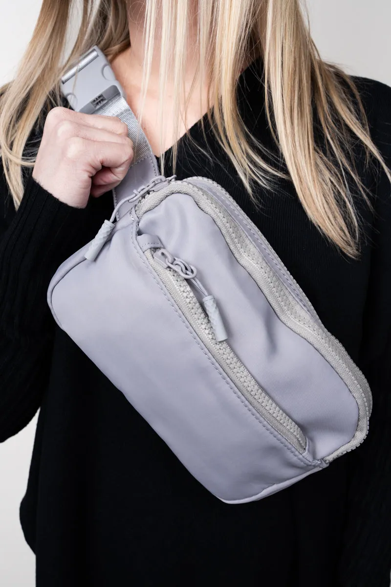 Light Gray Atlanta Belt Bag