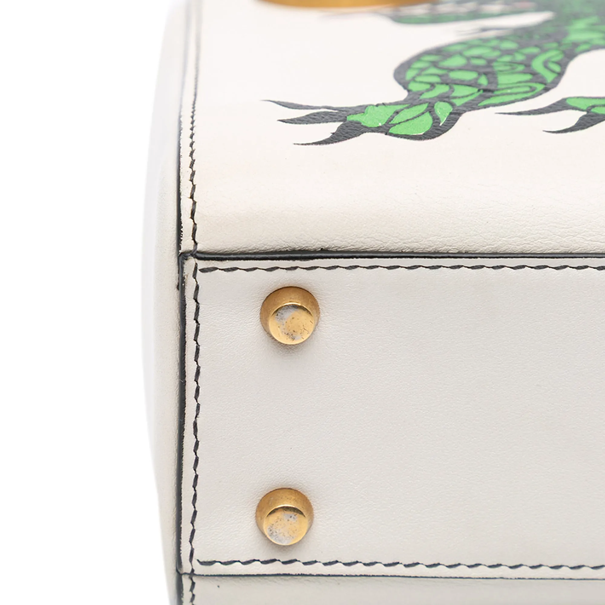 Limited Edition Niki De Saint Phalle Mini Calfskin Dragon Lady Dior